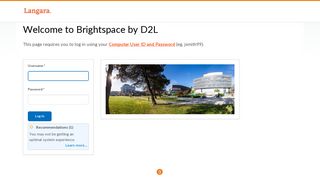 
                            13. Brightspace by D2L - Langara College