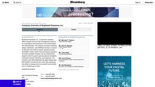 
                            12. Brightwell Payments, Inc.: Private Company Information - Bloomberg