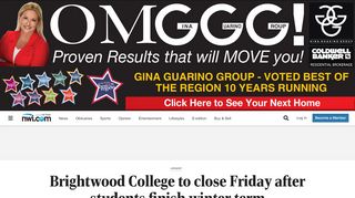 
                            12. Brightwood College to close Friday after students finish winter term ...