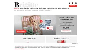 
                            5. BRIGITTE Heft-Abo - BRIGITTE Shop - Abos, Editionen, CDs und DVDs