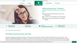 
                            10. Brillenversicherung von Fielmann & HanseMerkur | HanseMerkur