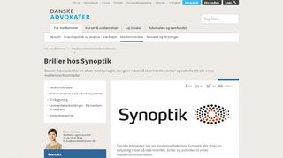 
                            11. Briller hos Synoptik - Danske Advokater