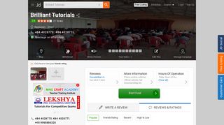 
                            8. Brilliant Tutorials, Ravipuram - Tutorials in Ernakulam - Justdial