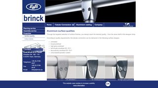 
                            9. Brinck - Rohrverbinder aus Aluminium - Surface quality