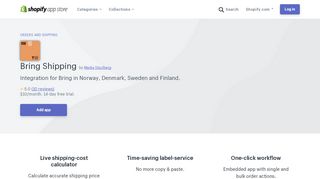 
                            12. Bring Shipping – Ecommerce Plugins for Online Stores – Shopify App ...