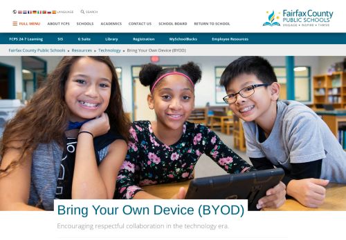 
                            6. Bring Your Own Device (BYOD) | Fairfax County Public Schools