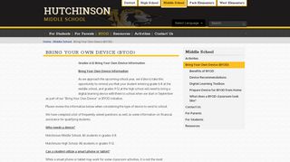 
                            9. Bring Your Own Device (BYOD) - Hutchinson Public Schools