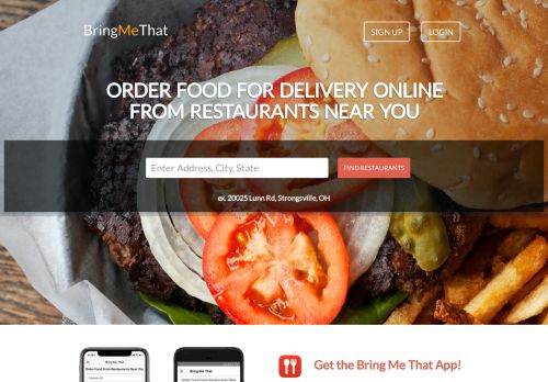 
                            2. BringMeThat: Order Online Restaurant & Food Delivery