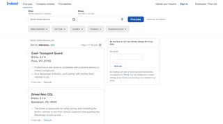 
                            8. Brinks Global Services Jobs, Employment | Indeed.com