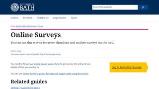 
                            7. Bristol Online Surveys - bath.ac.uk