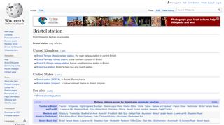 
                            10. Bristol station - Wikipedia