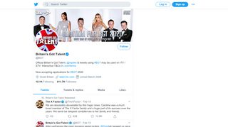 
                            6. Britain's Got Talent (@BGT) | Twitter