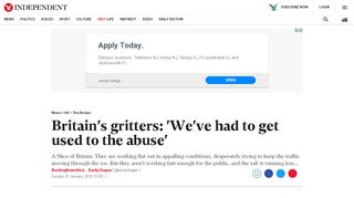 
                            7. Britain's gritters: 'We've had to get used to the abuse' | The Independent