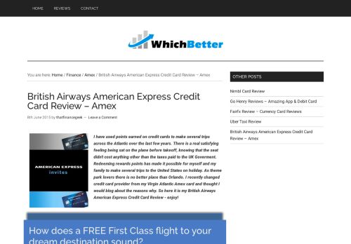 
                            8. British Airways American Express Credit Card Review – Amex