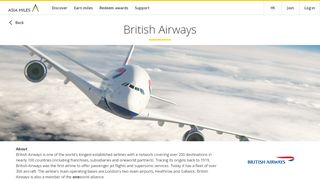 
                            8. British Airways - Asia Miles