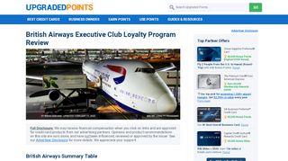 
                            13. British Airways (BA) Executive Club Loyalty Program Review [2018]