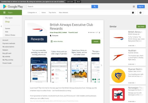 
                            9. British Airways Executive Club Rewards - Apps on Google Play