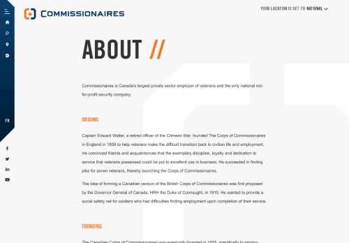 
                            4. British Columbia | Commissionaires