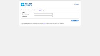 
                            1. British Council - Login