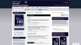 
                            1. British Journal of Oral and Maxillofacial Surgery Home Page