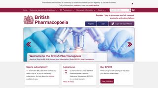 
                            3. British Pharmacopoeia: Home