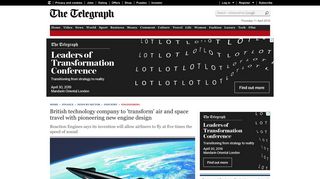 
                            5. British technology company to 'transform' air and space travel with ...