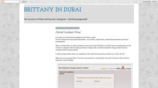 
                            8. BRITTANY IN DUBAI: Selected Candidate Portal