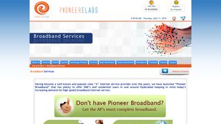 
                            9. Broadband Services : Residential, SME's,Unlimited plans