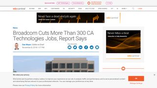 
                            12. Broadcom Cuts More Than 300 CA Technologies Jobs, Report Says ...