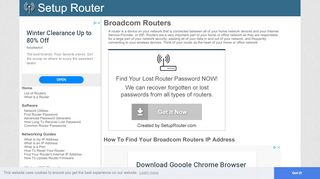 
                            3. Broadcom Router Guides - SetupRouter