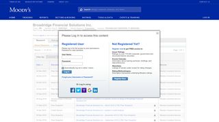 
                            11. Broadridge Financial Solutions Inc. Credit Rating - Moody's