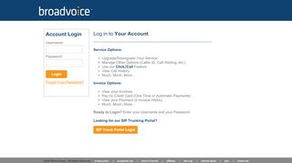 
                            8. Broadvoice - My Account - Login to Your Account - Phone Power