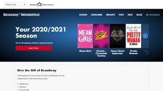 
                            11. Broadway In Indianapolis: Broadway Tickets | Broadway Shows ...