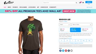 
                            7. Brocco Lee by Vo Maria | Mens Extra Soft Tee Threadless