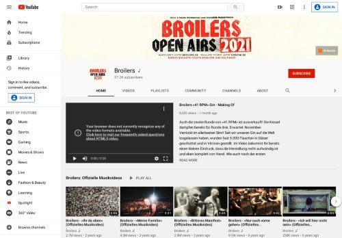 
                            7. Broilers - YouTube