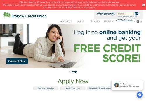 
                            13. Brokaw Credit Union