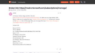 
                            12. Broken link: https://msdn.microsoft.com/subscriptions/manage/ - Web ...
