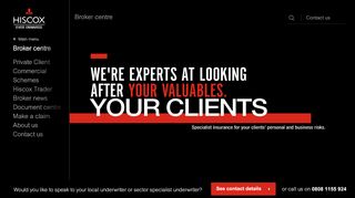 
                            1. Broker centre | Hiscox UK