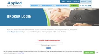 
                            9. Broker Login | Applied PEO