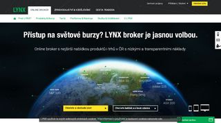 
                            3. Broker LYNX | Obchodujte na burze s nejnižšími poplatky