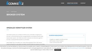 
                            2. Broker System – COMKENNZ GmbH