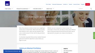 
                            5. Brokerage and advisory accounts - AXA