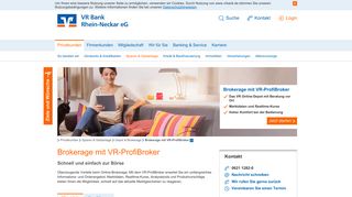 
                            10. Brokerage VR-ProfiBroker - VR Bank Rhein-Neckar eG