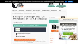 
                            9. Brokerport Erfahrungen 2019 » Innovative Gebührenstruktur