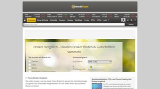 
                            9. Brokervergleich für Forex, CFDs & Online-Broker | GodmodeTrader