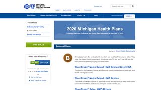 
                            8. Bronze Health Plans | Preferred HMO Saver HSA | bcbsm.com