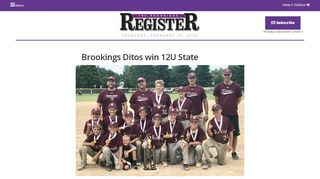 
                            7. Brookings Register | Brookings Ditos win 12U State