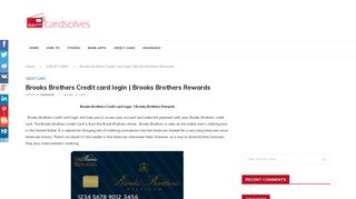 
                            8. Brooks Brothers Credit card login | Brooks Brothers Rewards ...