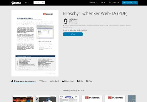 
                            13. Broschyr Schenker Web-TA (PDF) - Yumpu