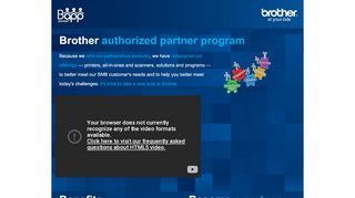 
                            5. Brother Authorized Partner Program (BAPP) Enrollment